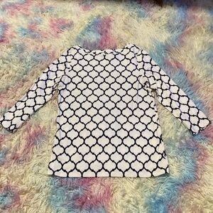 4/$10 Talbots Quarter Sleeve Cotton Top Small Petite